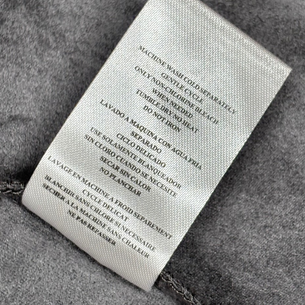 KUT from the Kloth Tayanita Faux Suede Drape Front Jacket Gray Medium Moto NWOT - Picture 6 of 8